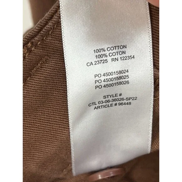 DO NOT BUY TNA High Waisted Cargo Shorts in Brown Size Xs Belted - Picture 4 of 6